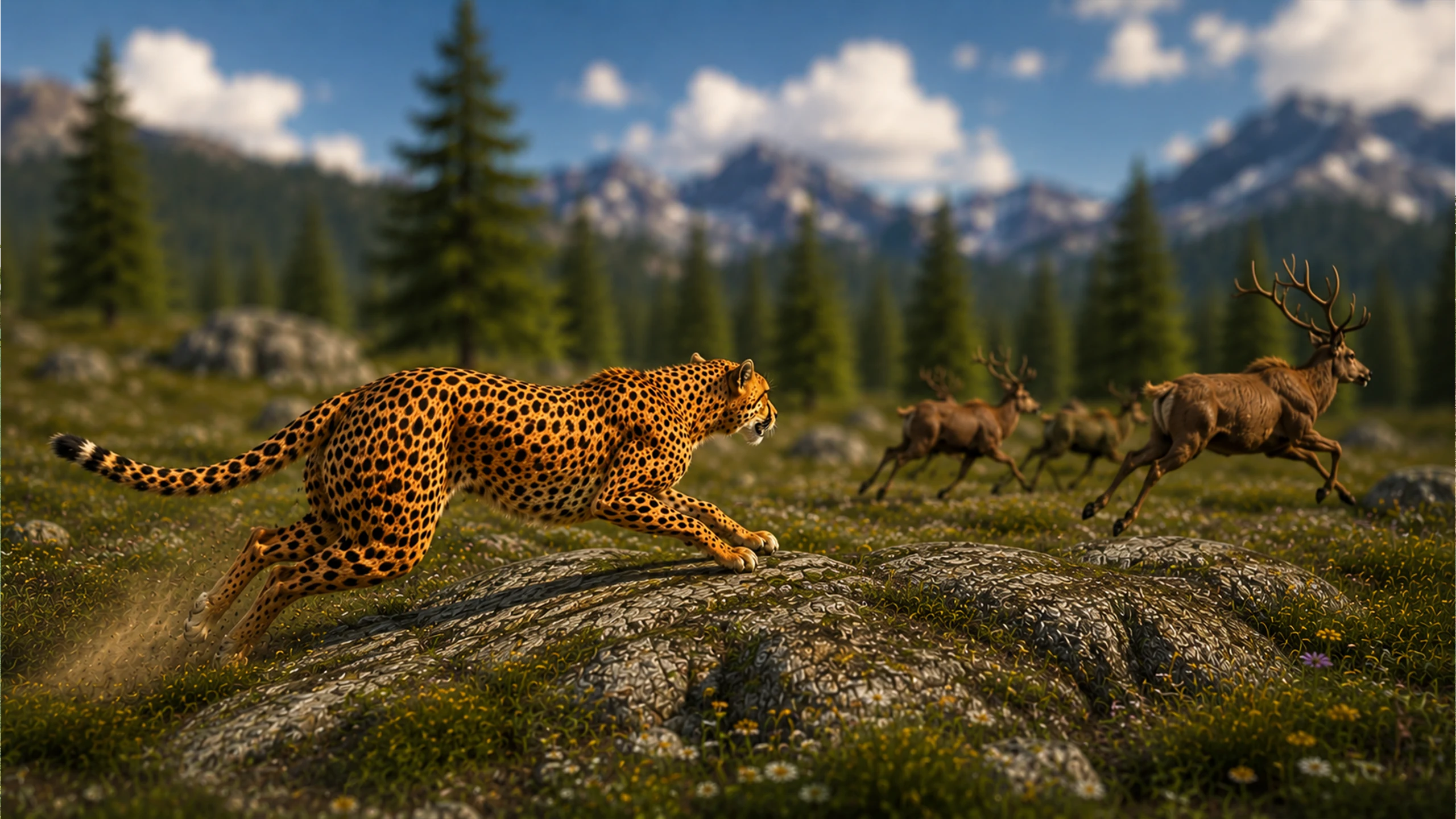 Wild Cheetah Sim: Animal Game screenshot