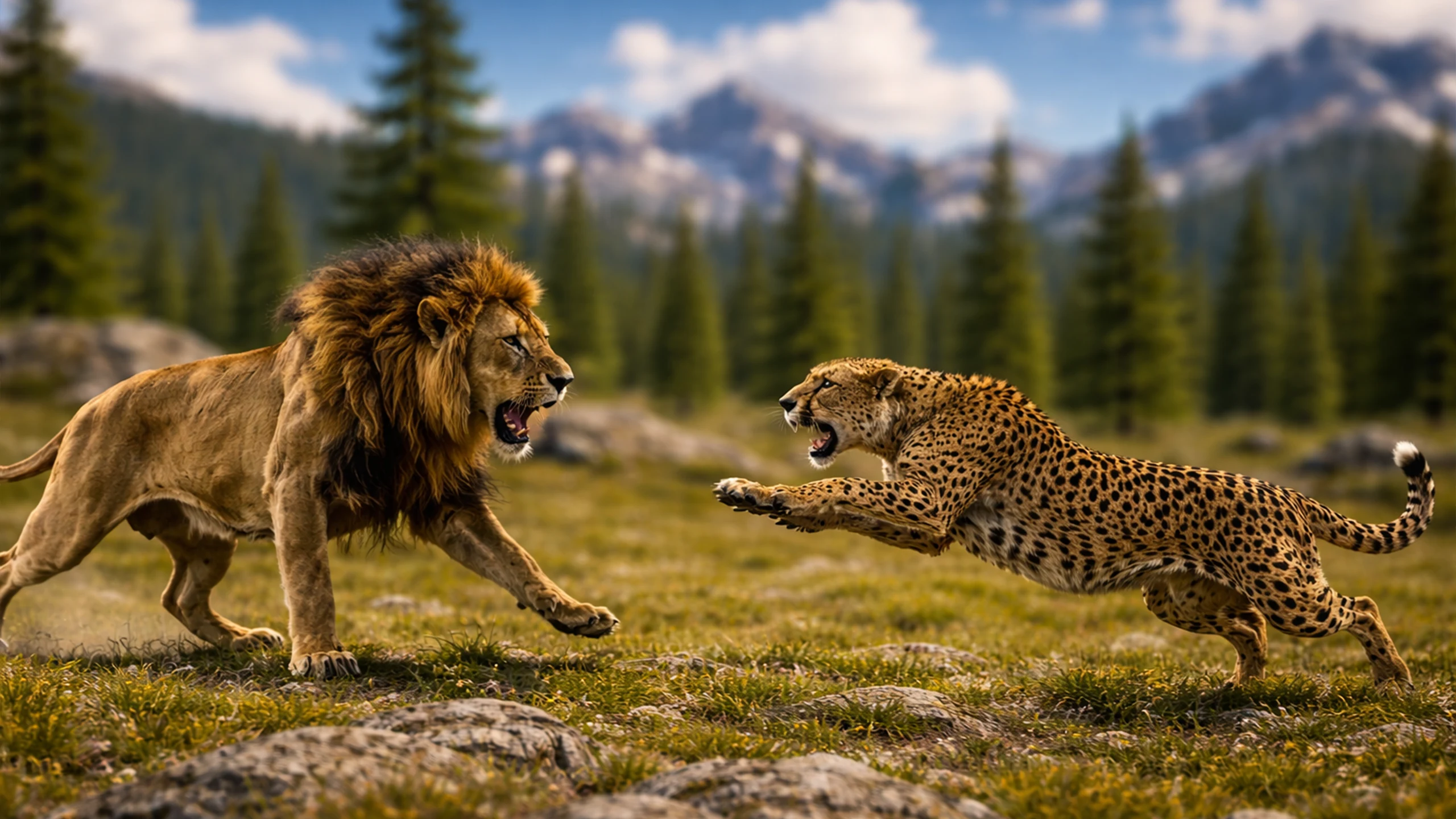 Wild Cheetah Sim: Animal Game screenshot