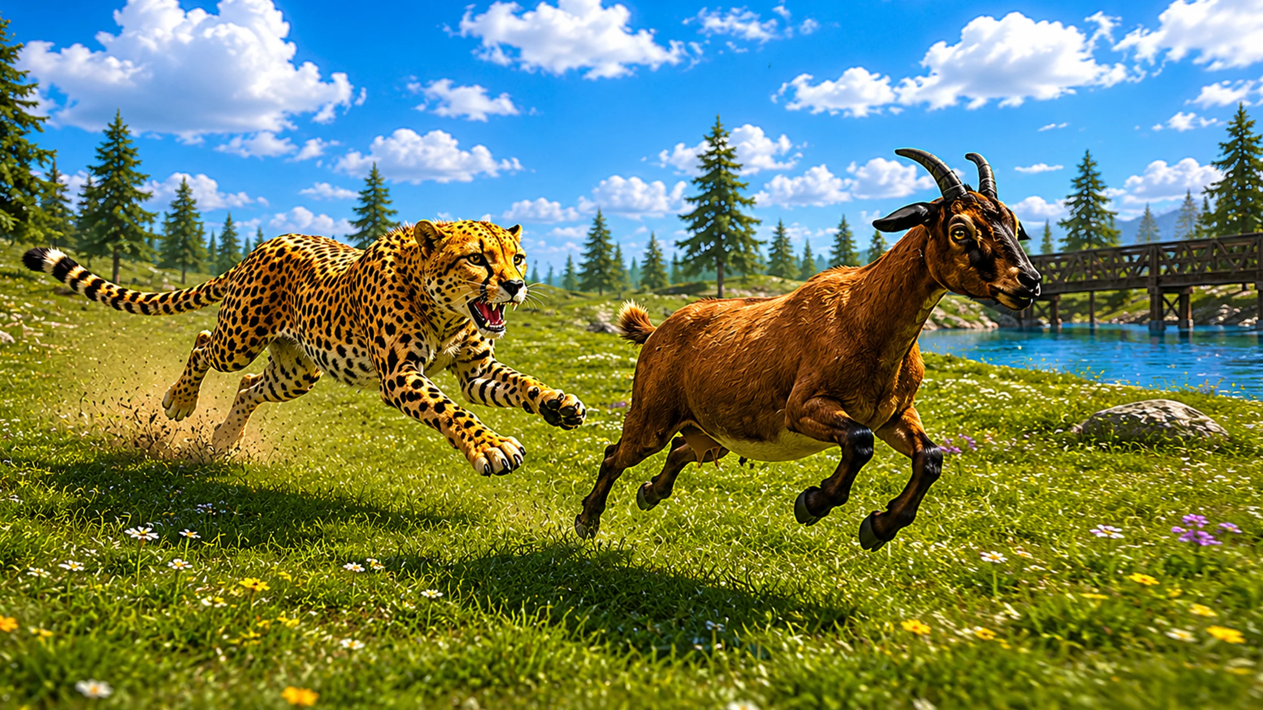 Wild Cheetah Sim: Animal Game screenshot